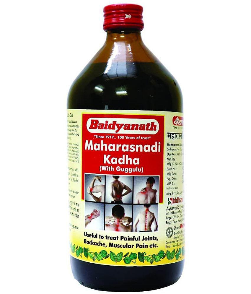 Baidyanath Maharasnadi Kadha with Guggulu Liquid 450 ml Pack of 1