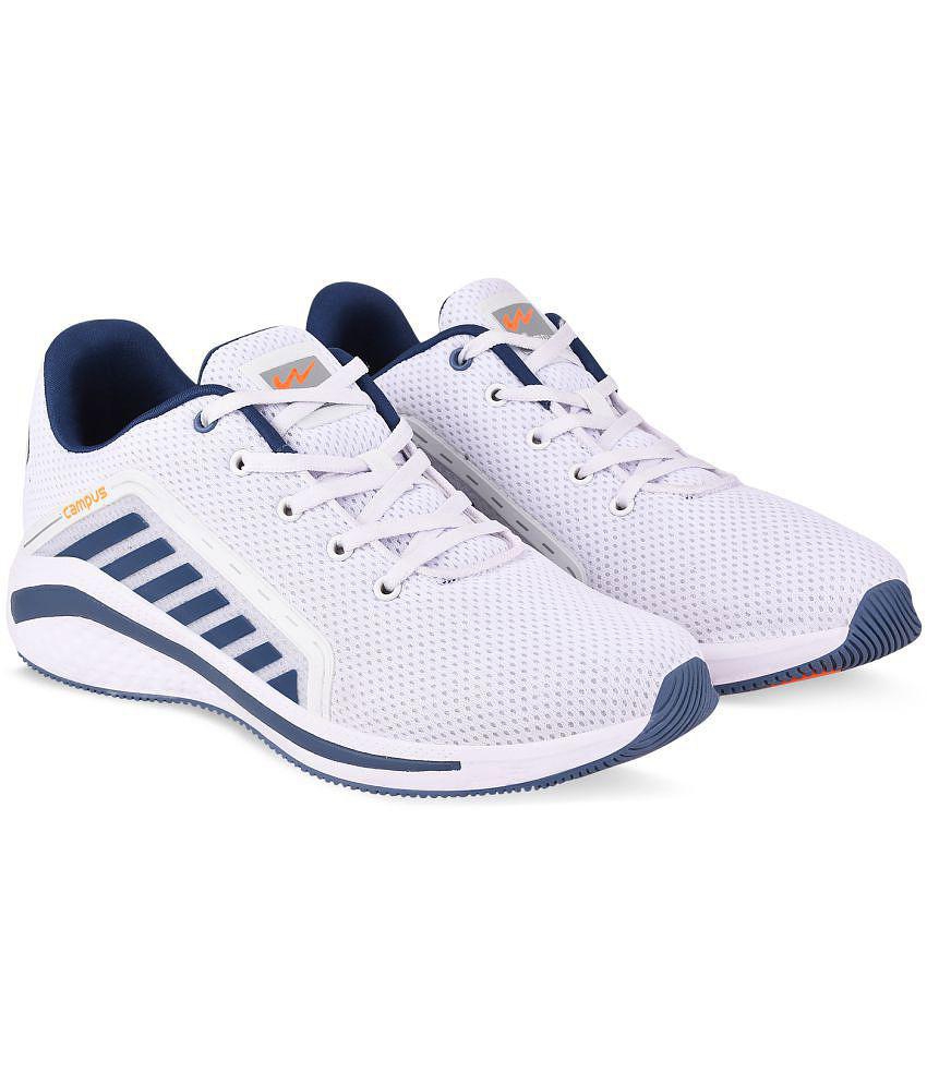 Campus Lift White Running Shoes - 9, White