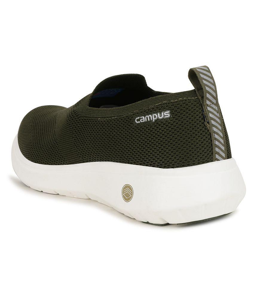 Campus Lifestyle Olive Casual Shoes - 8