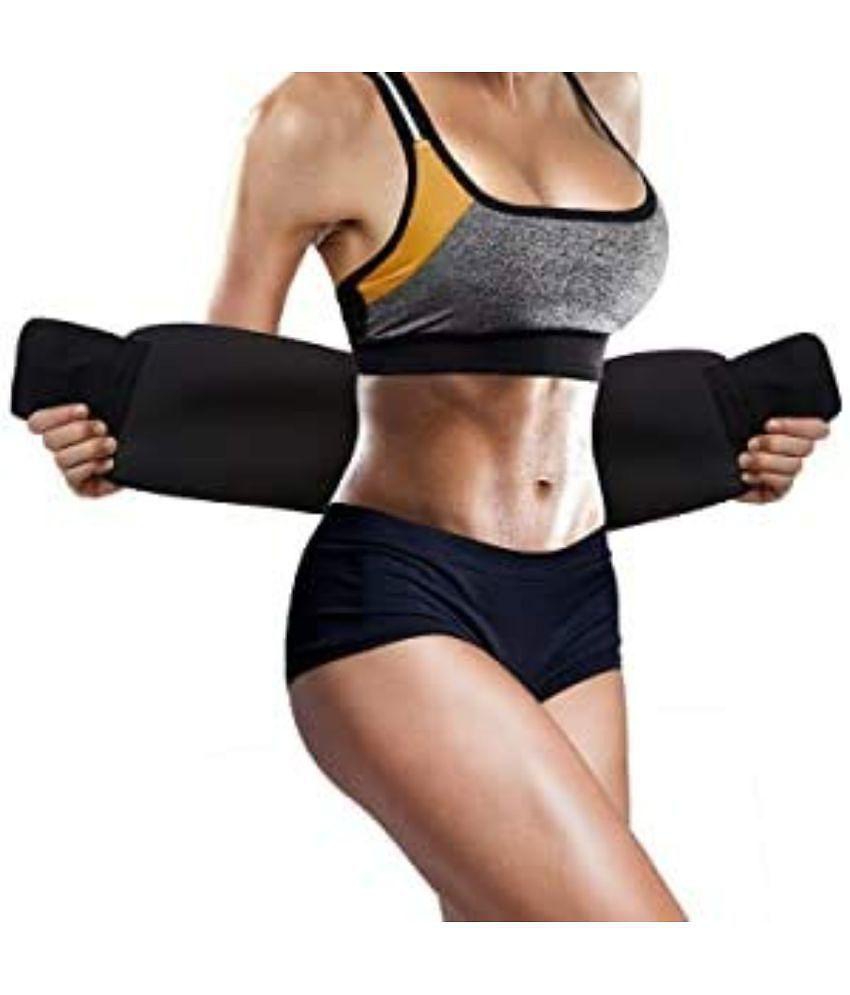 Horse Fit -Slim & Sweat Belt for Men and Women|Body Shaper - Free Size (Black Color) 1 Pcs - FREE SIZE