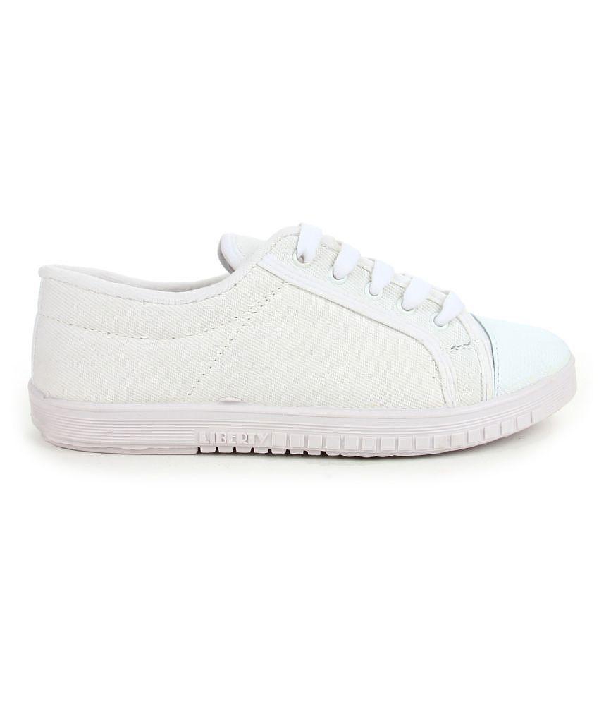 Premium Men Gliders By Liberty White Running Shoe - 9.5 - 10 years 2025 at ShopCircuit | ONDC