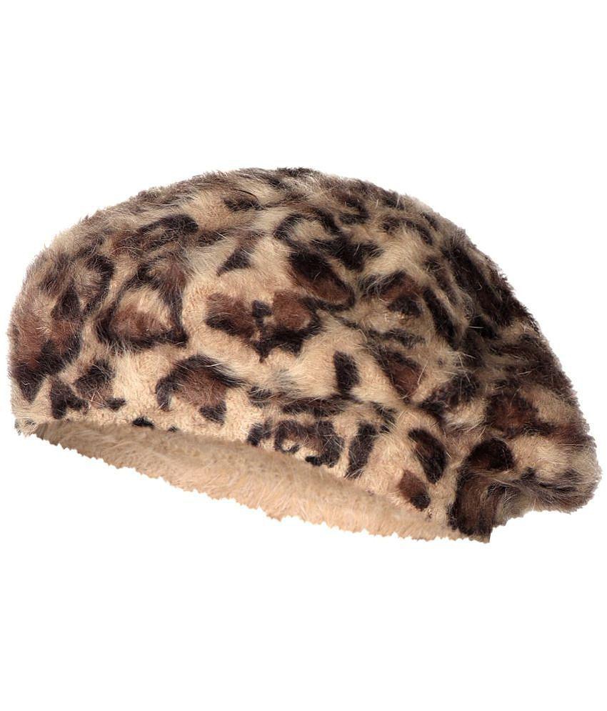 Top Men Zacharias Brown Woollen Womens Cap ( Pack of 1 ) - Brown 2025 at ShopCircuit | ONDC