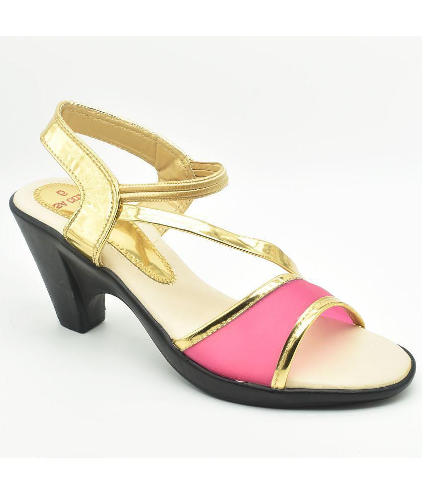 Dream Makers - Pink Women's Sandal Heels - None