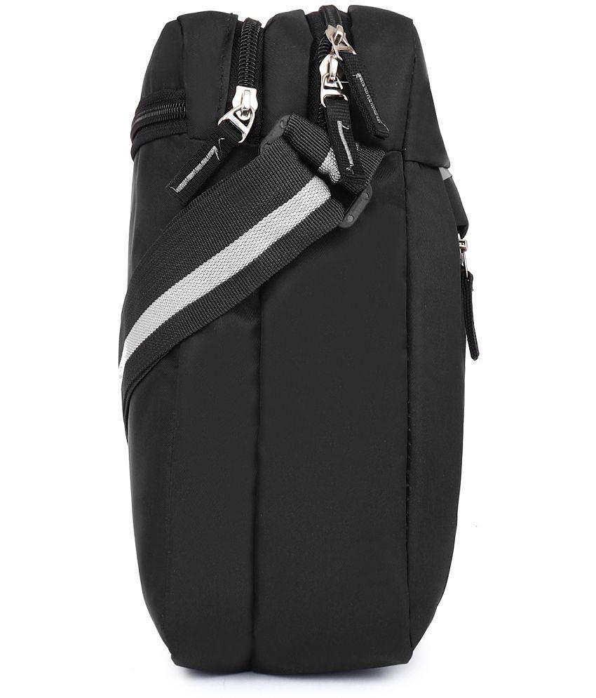Affordable Men Da Tasche Heavy Sling Bag/Messenger Bag - Black 2025 at ShopCircuit | ONDC