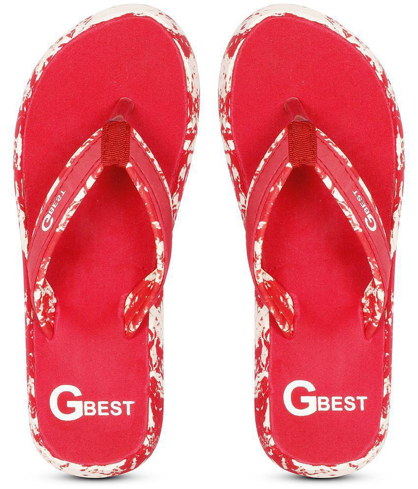 GBest - Red Women's Daily Slipper - None