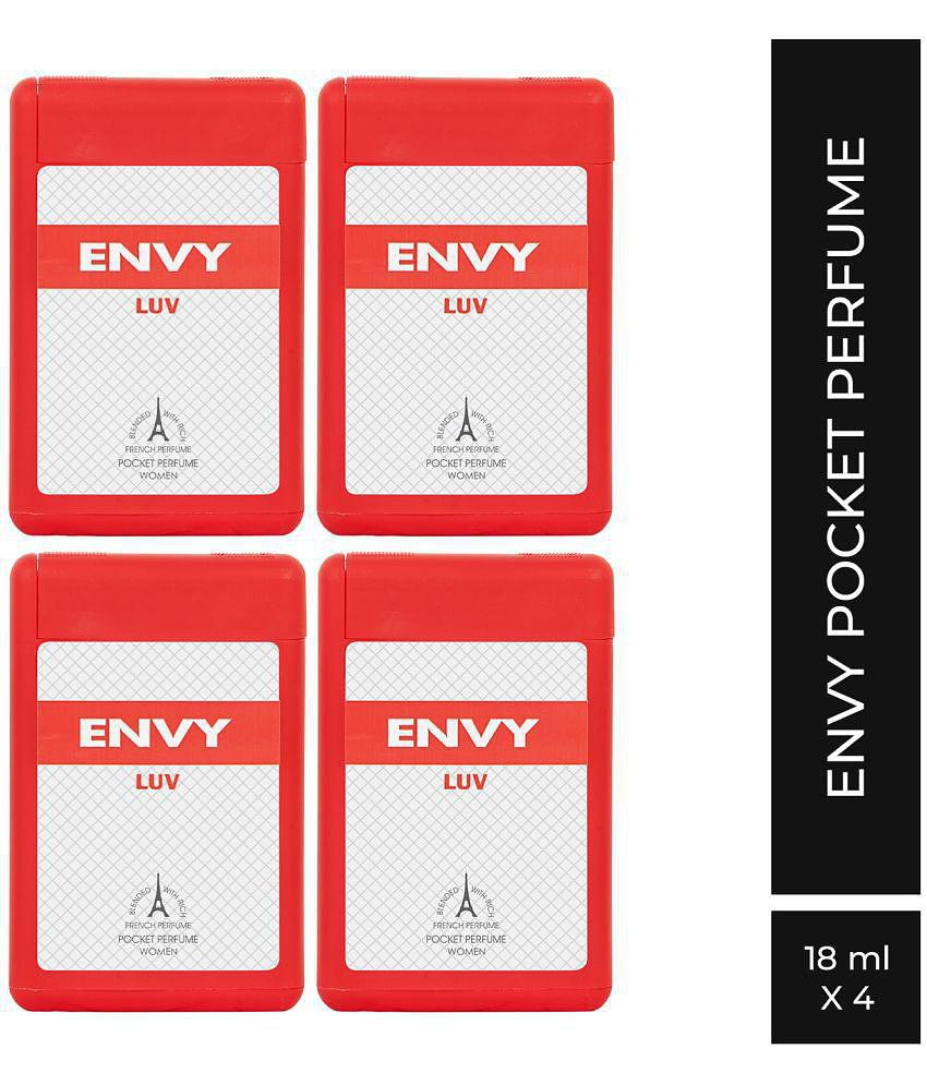 Envy - Luv Pocket Perfume Eau De Parfum (EDP) For Men 2 ( Pack of 4 )