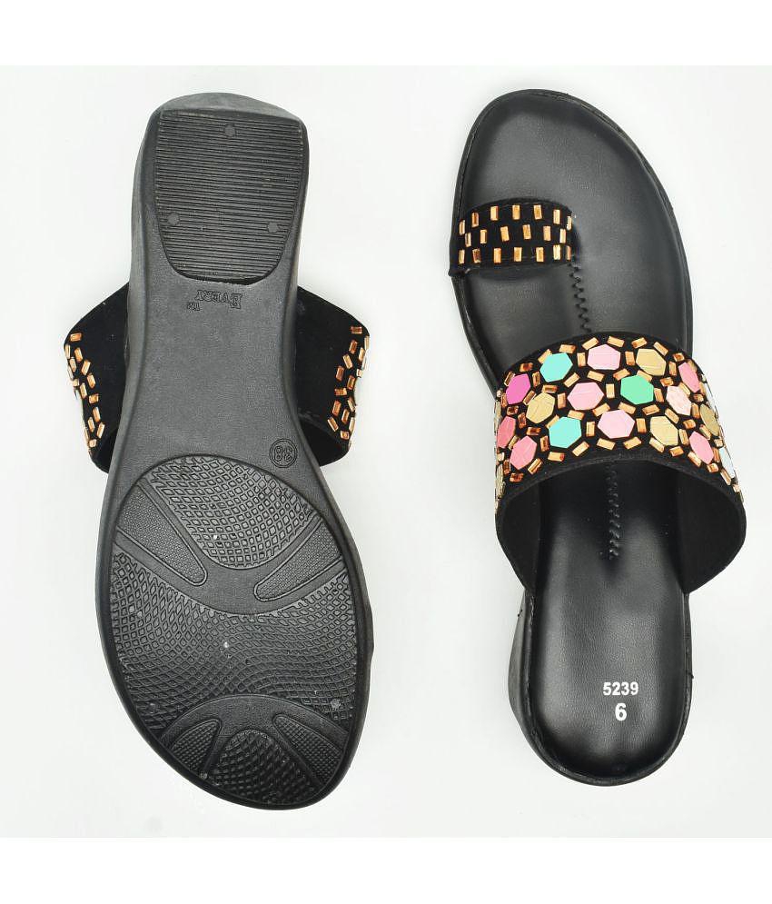 Dream Makers - Black Women's Slip On Heels - None