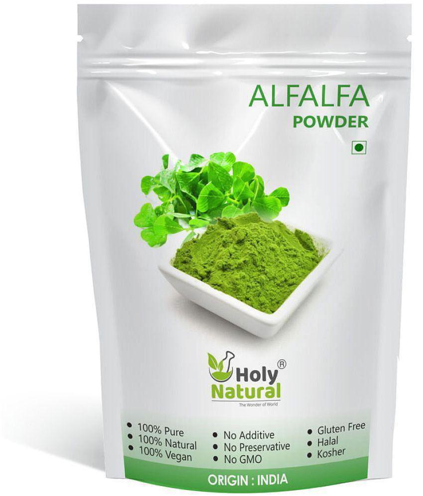 Holy Natural Alfalfa Powder 500gm, Make smoothies and Herbal Meals 500 gm