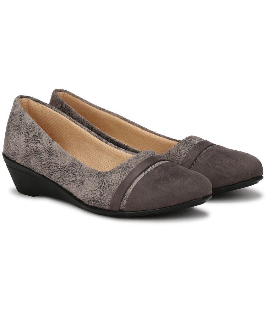 Saheb - Gray Women''s Casual Ballerinas - None