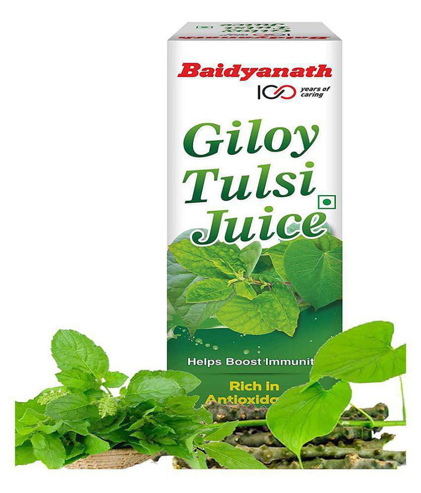 Baidyanath Giloy Tulsi Juice - 1 Lt (Pack of 2)