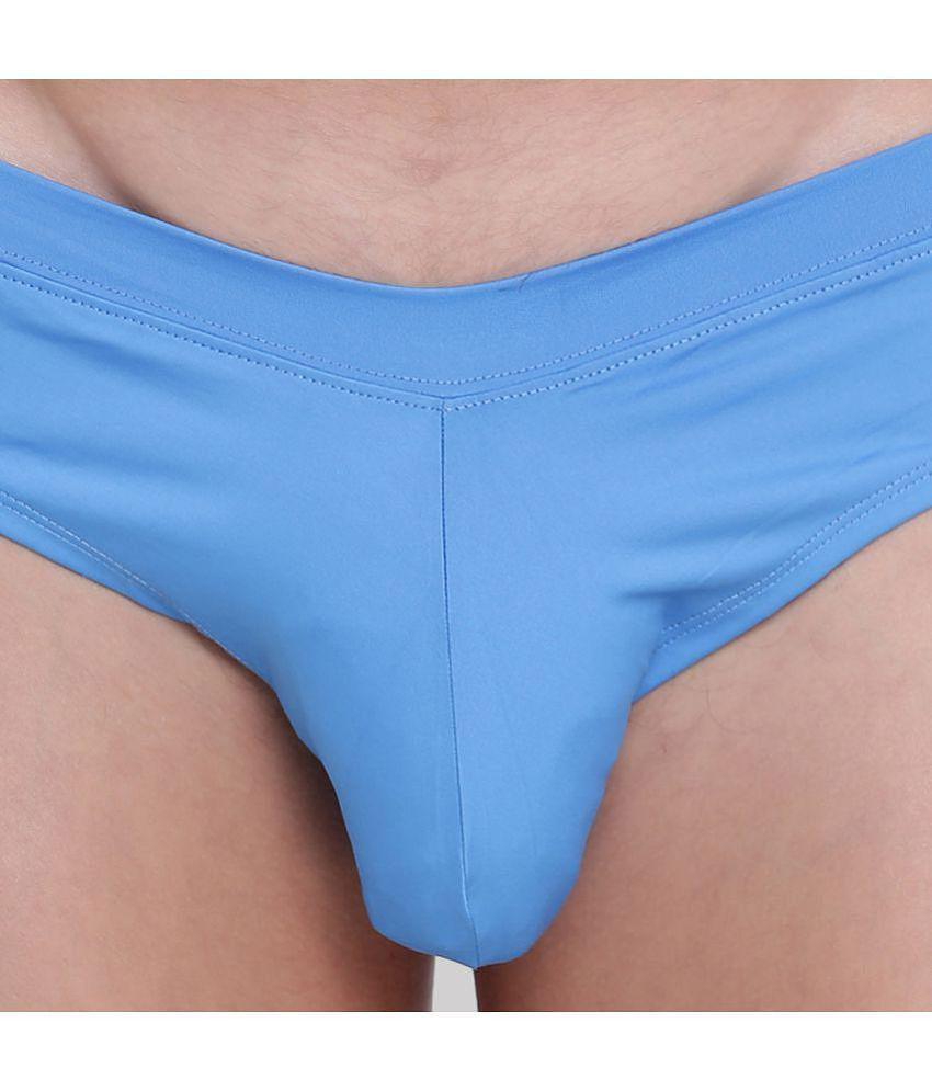 Elegant Men BASIICS By La Intimo - Blue BCSSS03 Polyester Mens Briefs ( Pack of 1 ) - None 2025 