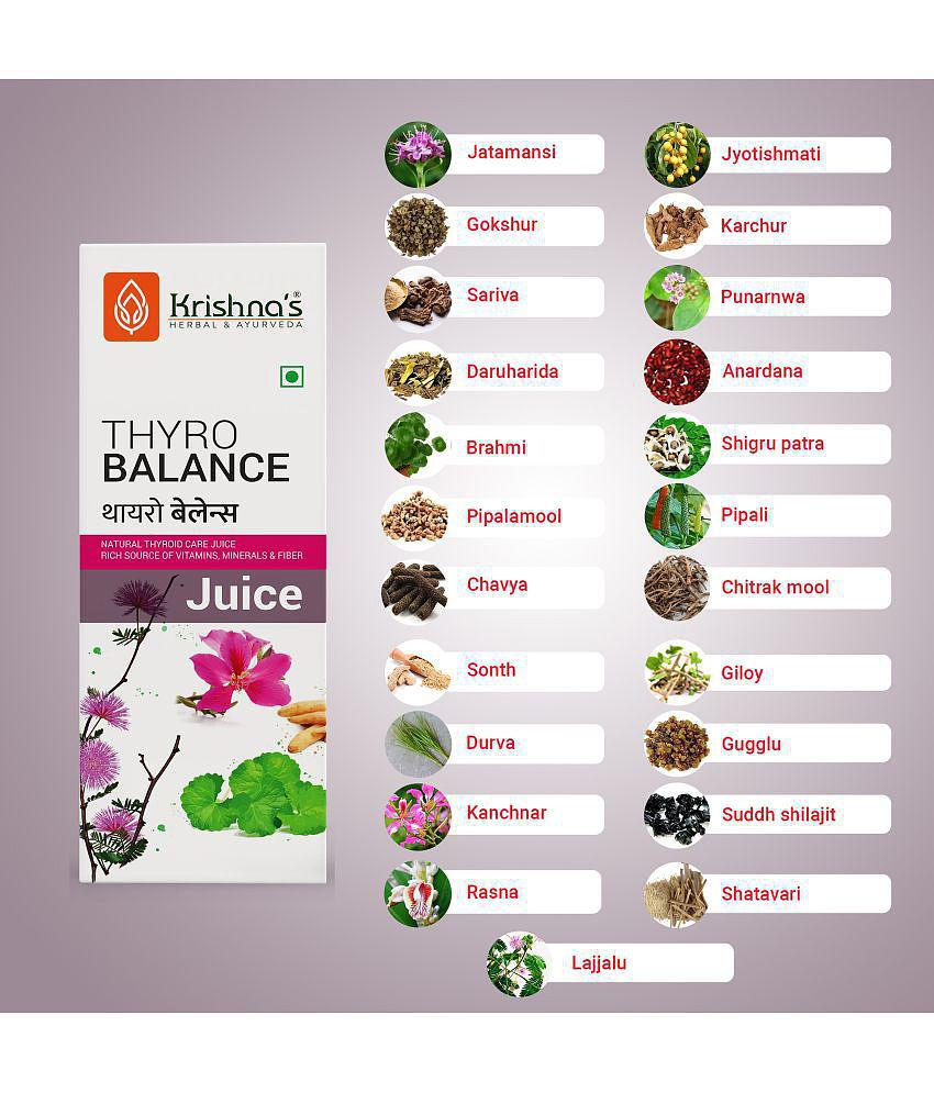 Krishna's Herbal & Ayurveda Thyro Balance Juice 1000ml