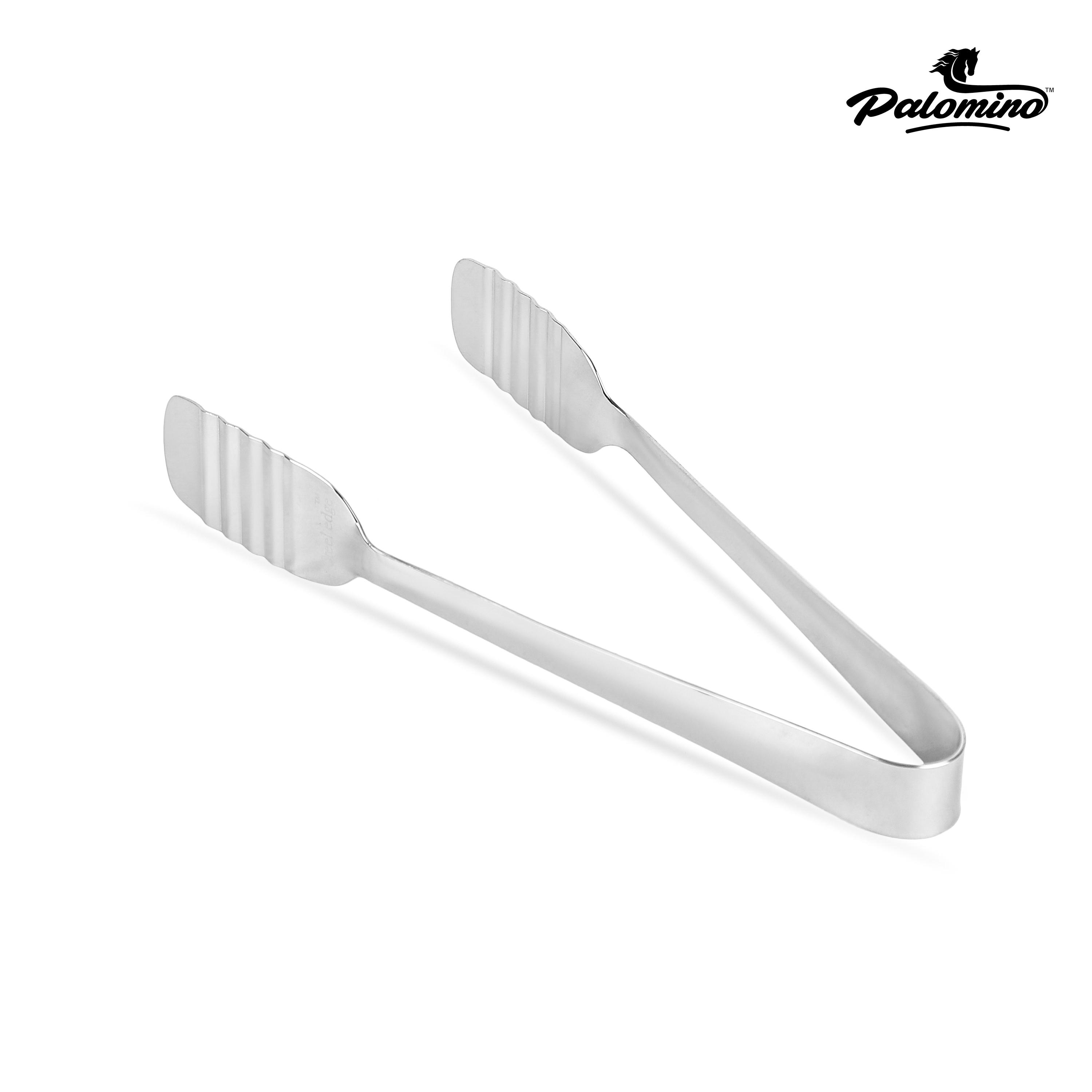 PALOMINO SNACK TONG TYPE 2 Stainless Steel Snack Tong | Multi-functional Tong | Serving Tong | Snack Serving Tong | Roasting, Salad, Snail, Fruit Tongs | Food Serving Utensil | Tong for Past