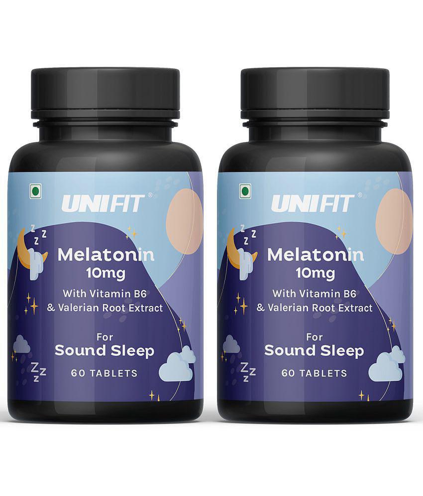 Unifit Melatonin 10mg With Valerian Extract 250mg Tablets 60 no.s