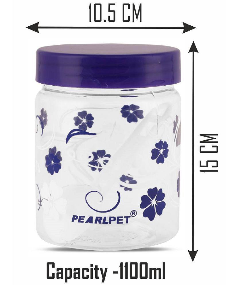 PearlPet - Blue Polyproplene Food Container ( Pack of 5 ) - Blue