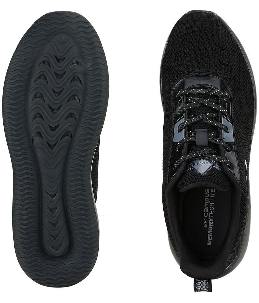 Campus ARTEMIS Black Running Shoes - 7, Black