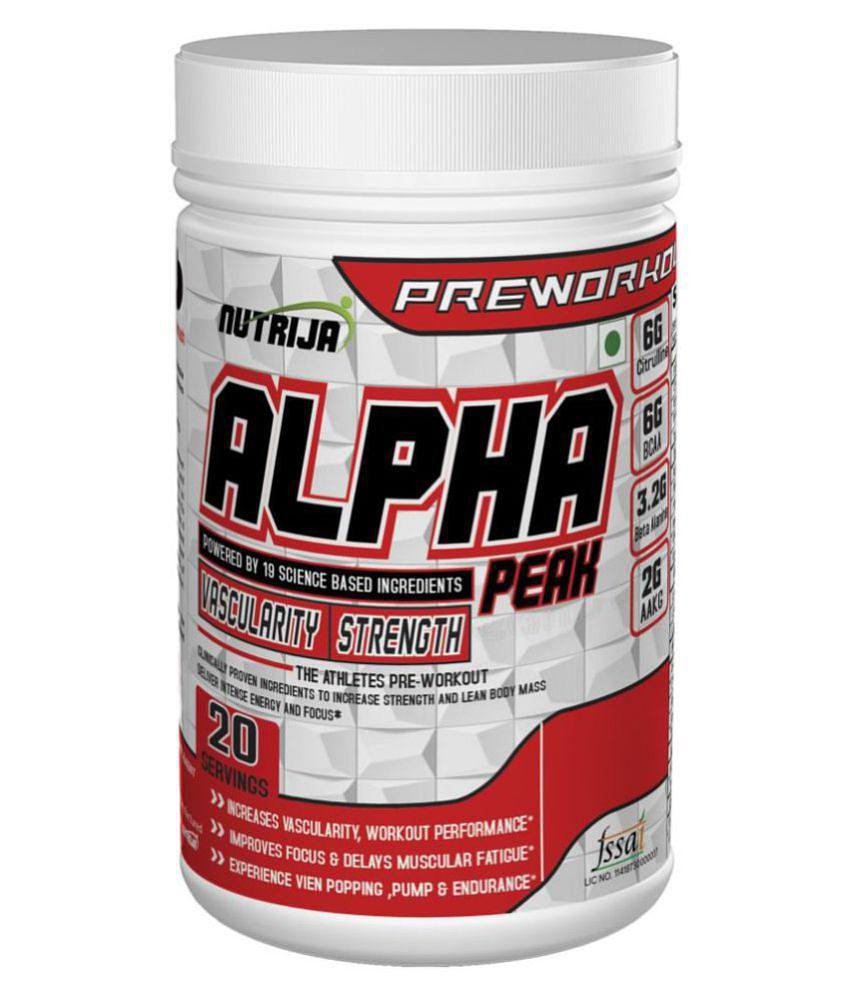 NUTRIJA ALPHA PEAK POWDER Tangy Orange 250 gm