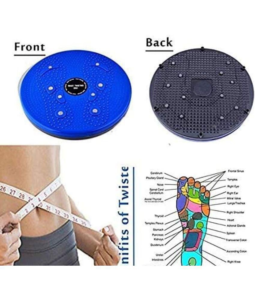 HSP ENTERPRISES Tummy Trimmer Single Spring Black Color With Tummy Twister Combo Pack Home Gym Equipment Fat Cutter Body Toner For Men And Women - Multi Color