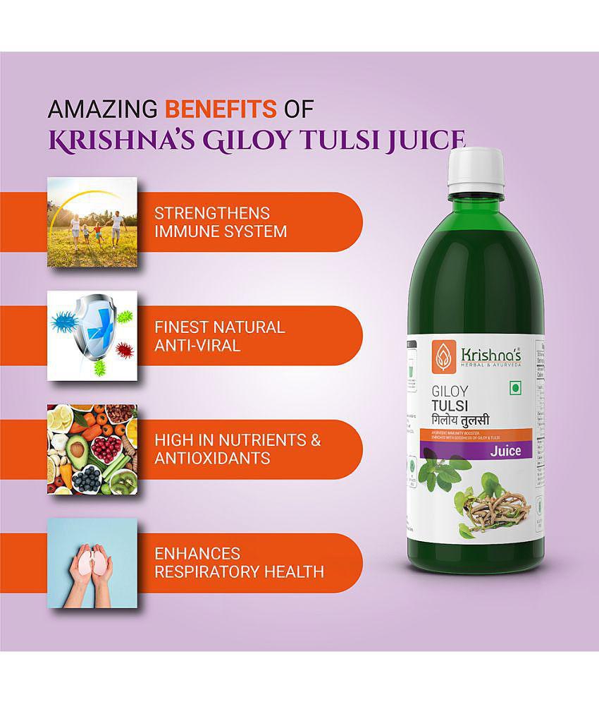 Krishna's Giloy Tulsi Juice 1000 ml