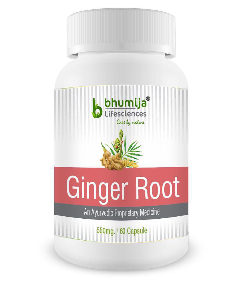 BHUMIJA LIFESCIENCES Ginger Root Capsules 60 no.s