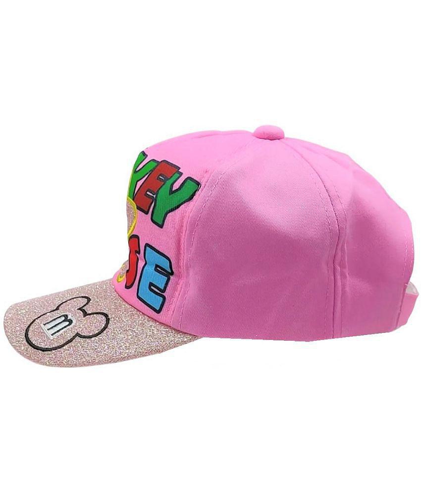 Buy Online Garg Store Zacharias Girl's Kids Cotton Cap kc-10-Light-Pink- (Pack of 1) (1-4 Years) - None