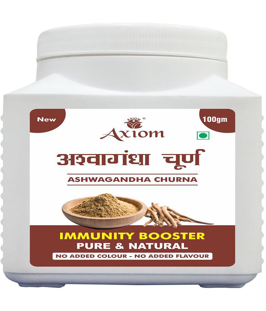 Axiom Ashwgandha churna  (Pack of 3)|100% Natural WHO-GLP,GMP,ISO Certified Product