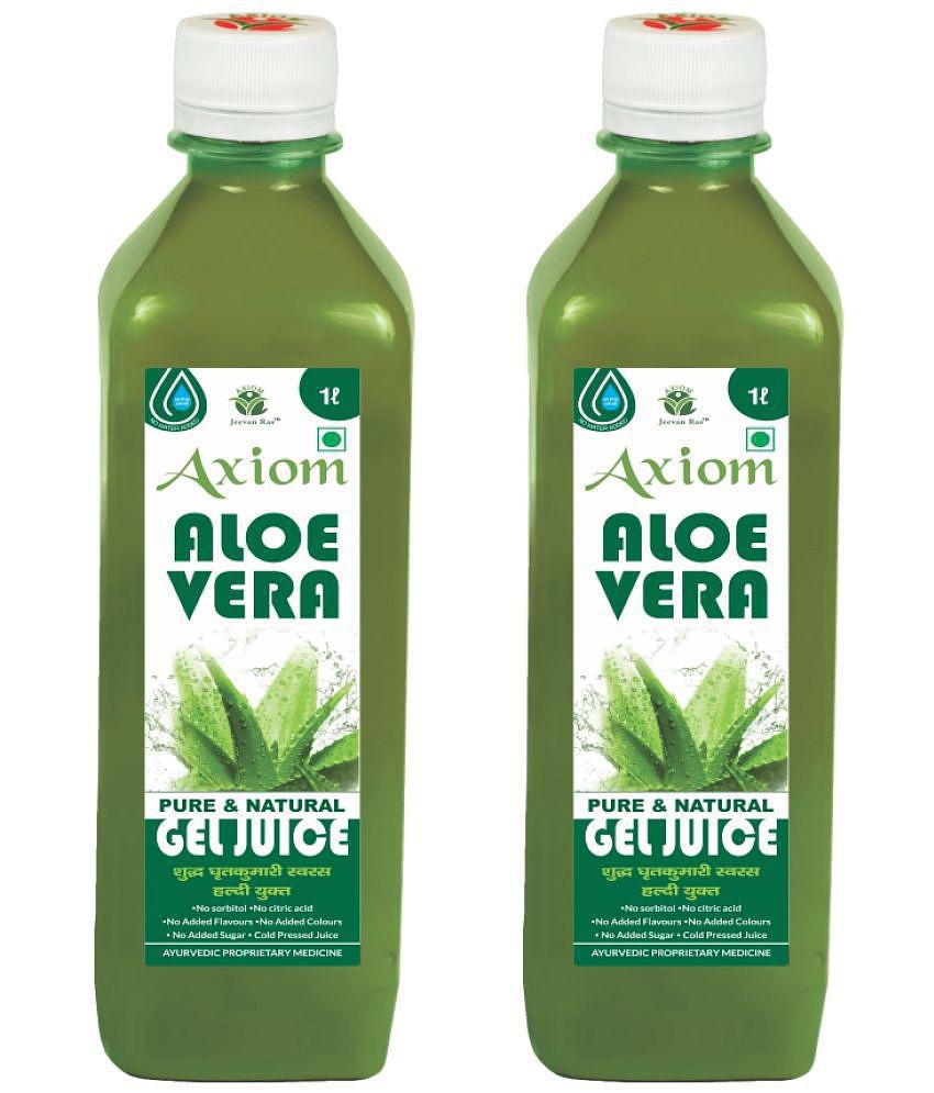 Jeevanras Aloevera Juice - 1000ml_Pack of 02 | Healthy Hair | Healthy Skin | Natural WHO GMP Certified | No added Sugar