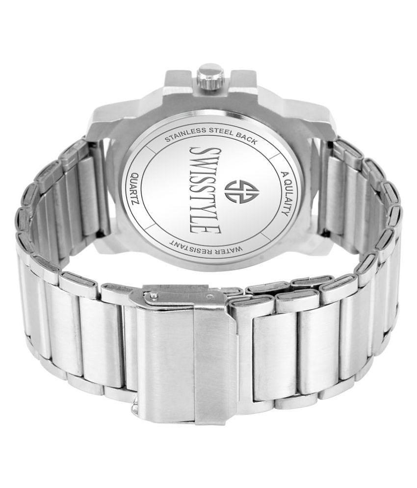 Swisstyle - Silver Stainless Steel Analog Men's Watch