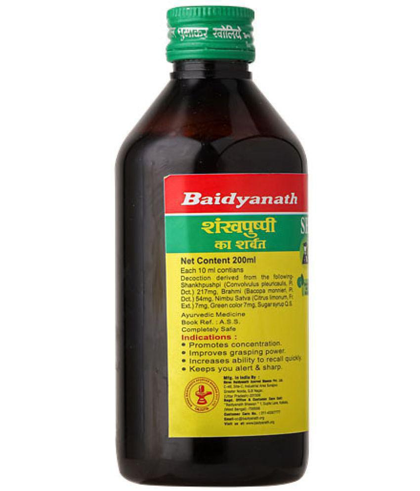 Baidyanath Baidyanath Shankhpushpi Sharbat Liquid 450ml