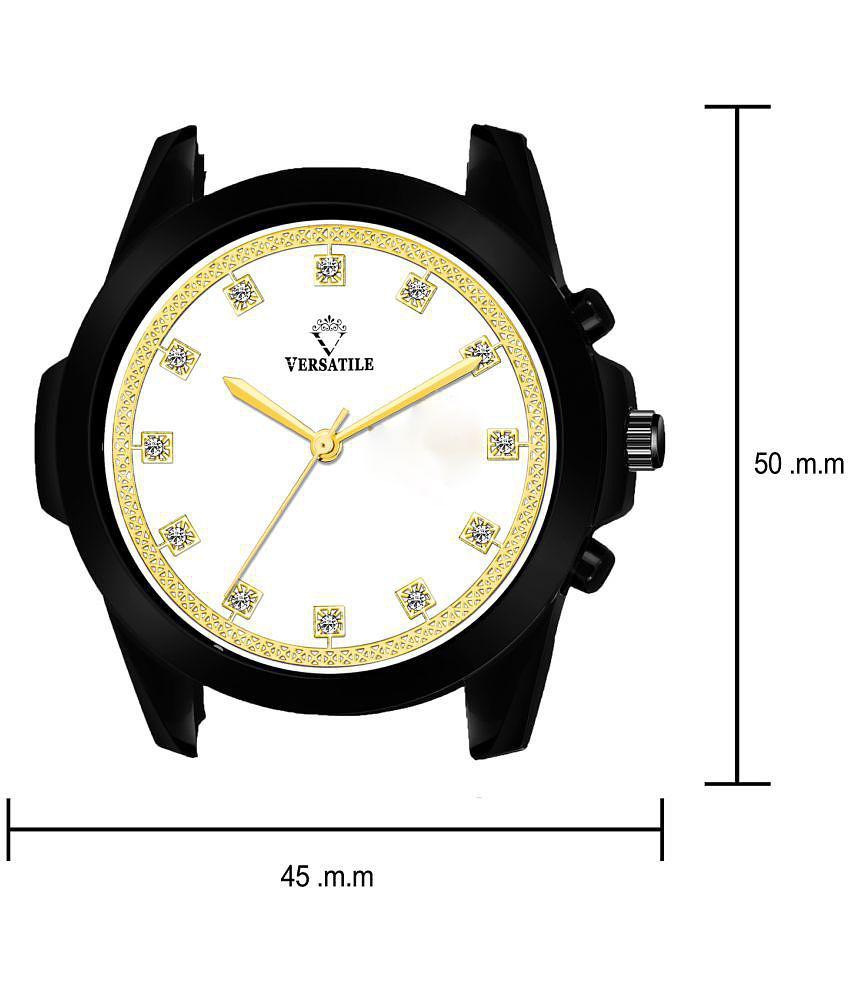 Versatile - White Silicon Analog Men's Watch