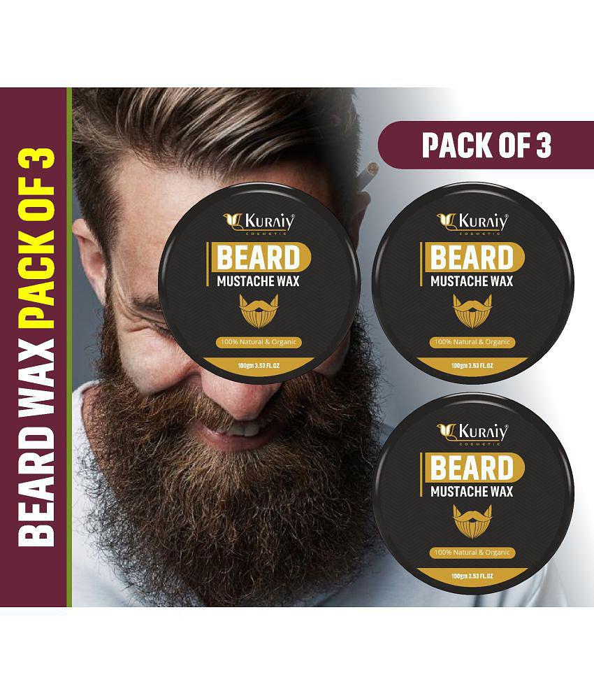 KURAIY Beard Wax 100 g Pack of 3