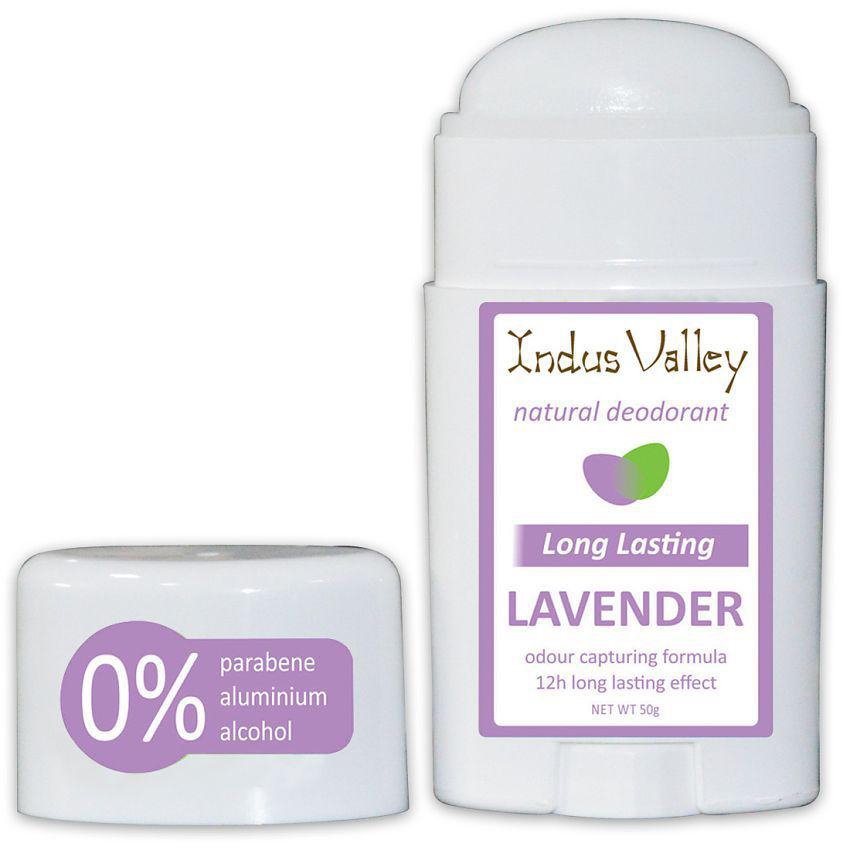 Indus Valley Alcohol Free Lavender Deodorant stick - Tripla Pack Deodorant Stick - For Men & Women