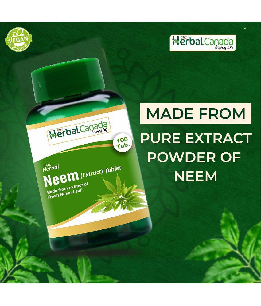 Herbal Canada Neem+Giloyghanvati(100Tab) Tablet 2 no.s Pack Of 2