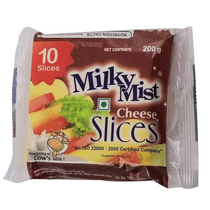 Milky Mist Cheese Slices 200g