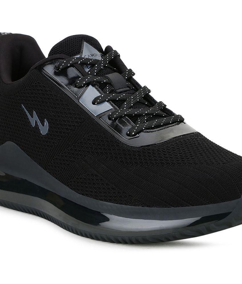 Campus ARTEMIS Black Running Shoes - 9, Black