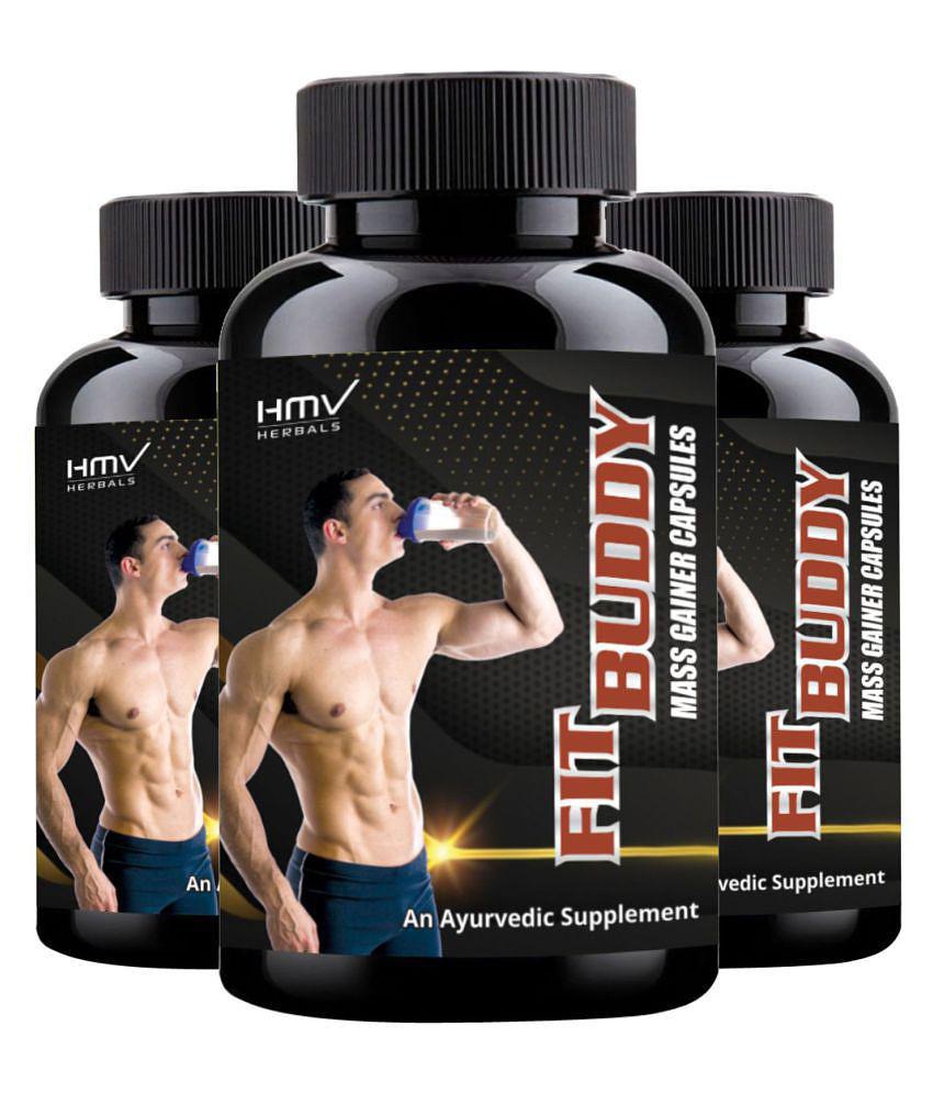 HMV Herbals Fit Buddy Herbal Body Growth Capsule 90 no.s Pack of 3