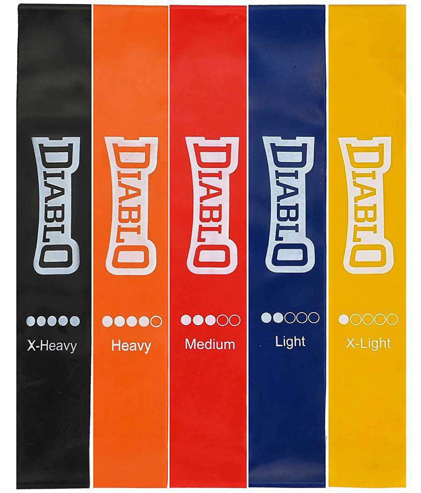 Diablo 1 ft Yoga/ Pilates Bands - Multi Color