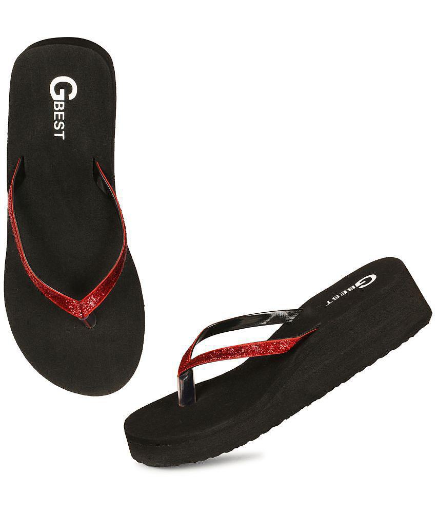 GBest - Red Women's Daily Slipper - None