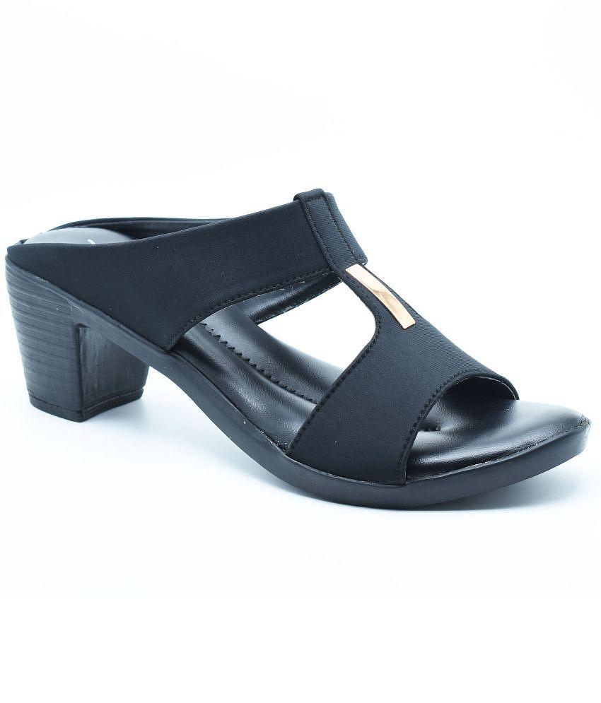 Dream Makers - Black Women''s Slip On Heels - None