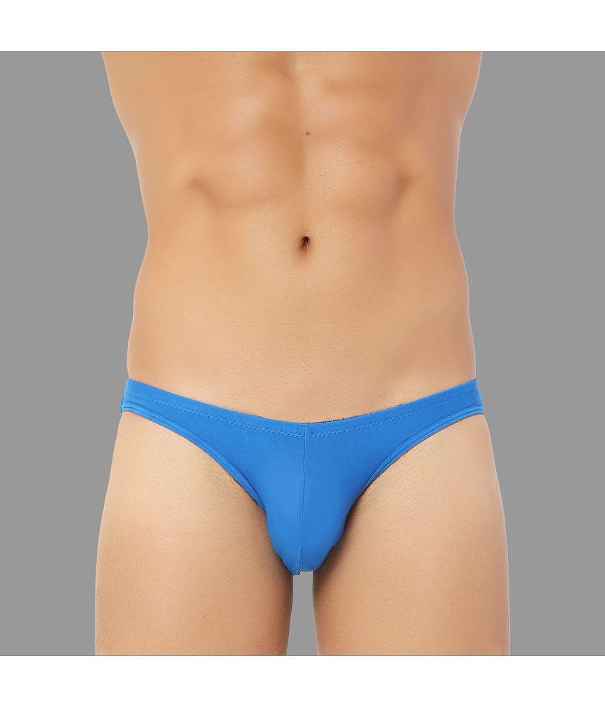 Bruchi Club - Blue Modal Men's Bikini ( Pack of 1 ) - None