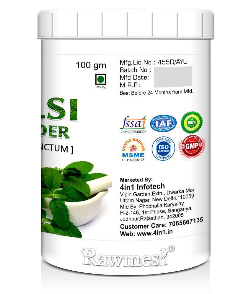 rawmest Tulsi Powder 200 gm Vitamins Powder