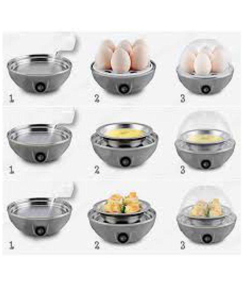 NK STORE Unique Mini Electronic Egg Boiler Poacher and vegetable steamer 7 Egg Cooker(Pink)