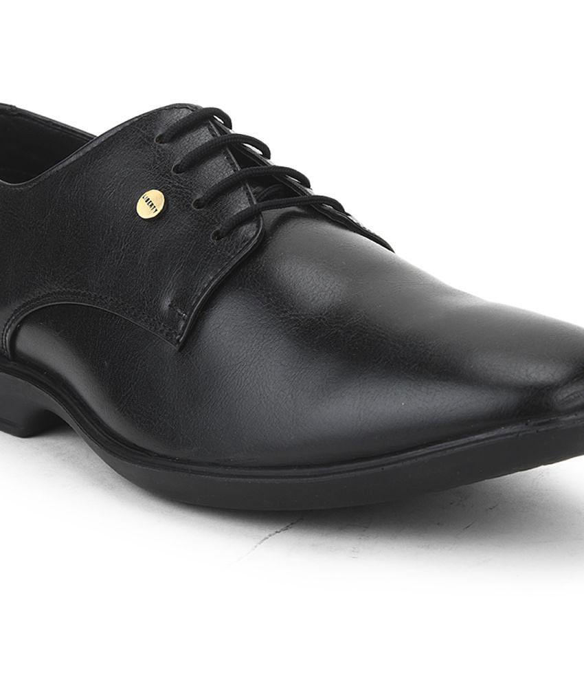 Premium Men Liberty - Black Mens Derby Formal Shoes - None 2025 at ShopCircuit | ONDC