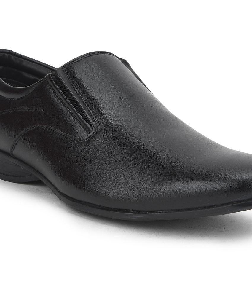 Trendy Men Liberty - Black Mens Slip On Formal Shoes - None 2025 at ShopCircuit | ONDC