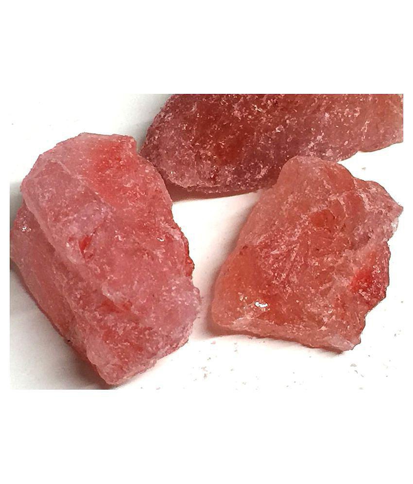 PADMAVATHI ENTERPRISES -  Red Alum Stone - 100 Grams - Pieces - PHITKARI For Skin Tone - Wrinkles - Black Heads - Vedic Purpose - Luck