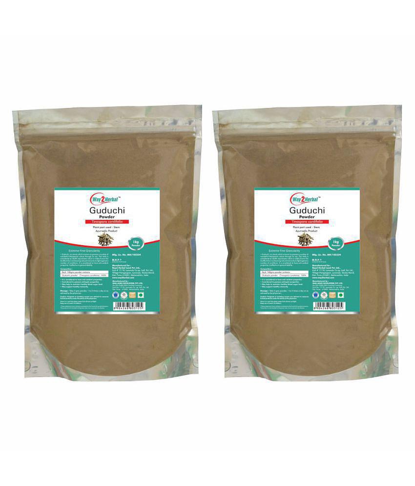 Way2Herbal Guduchi Powder 1 kg Pack of 2