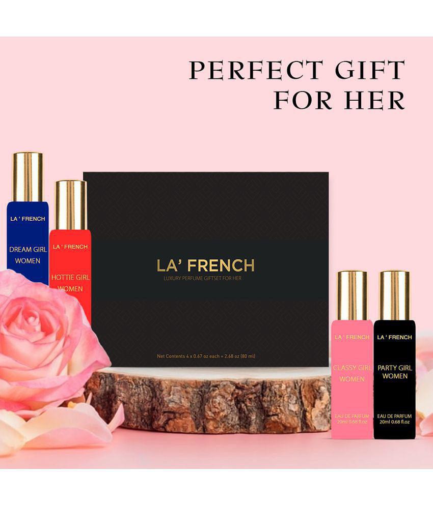 LA FRENCH - Luxury perfume giftset for her Eau De Parfum (EDP) For Women 80 ( Pack of 1 )