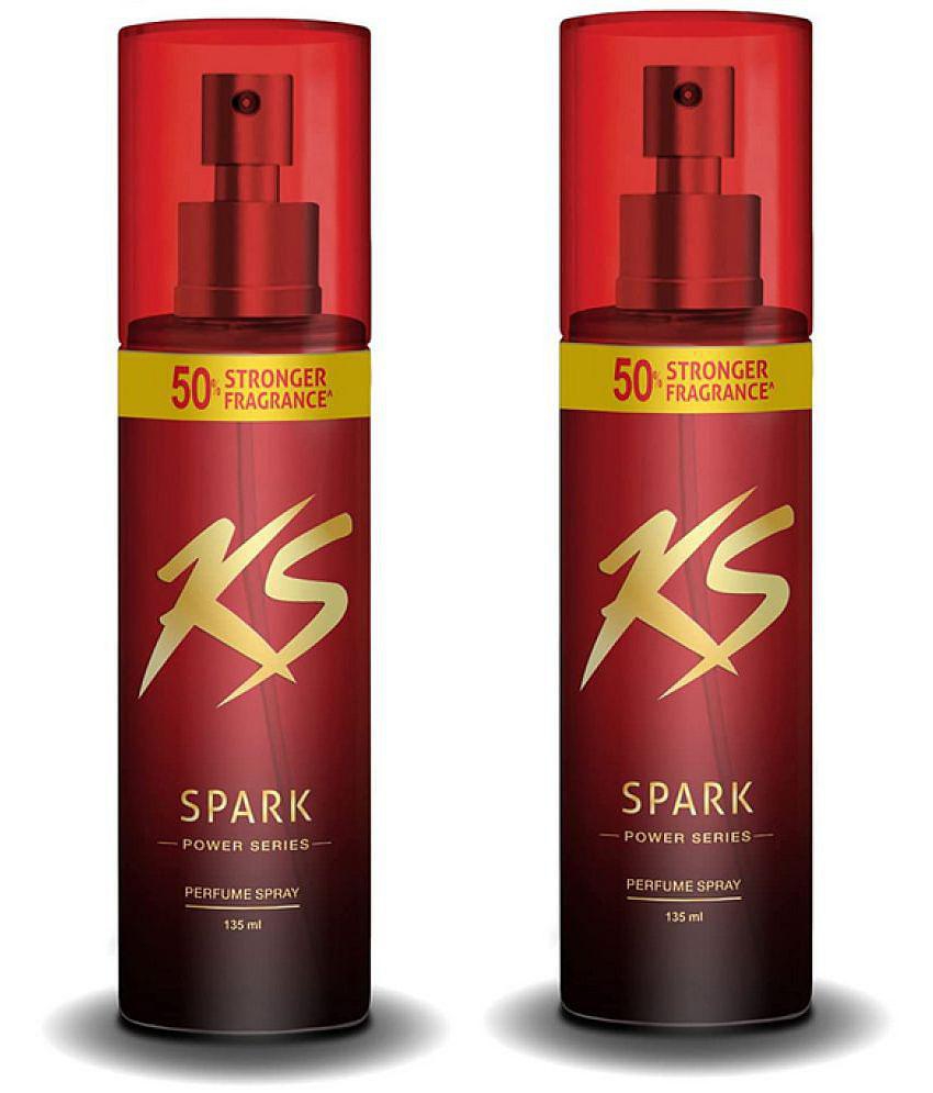 KamaSutra - Spark Power Series Body Spray ,135 ml Deodorant Spray for Men,Women 270 ml ( Pack of 2 )