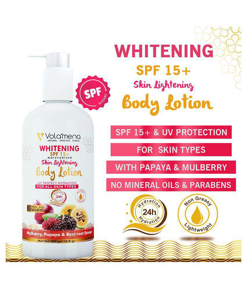 Volamena Whitening Body Lotion SPF 15++ Moisturizer 300 ml