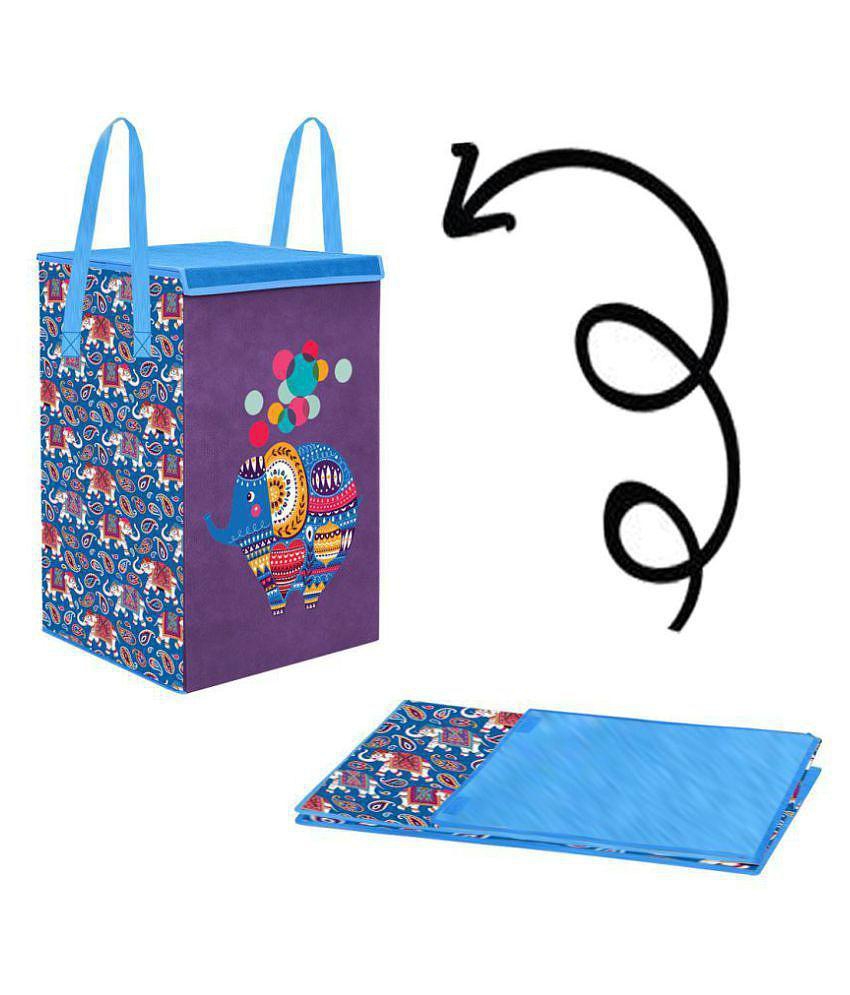 Best Men PrettyKrafts Non-Woven Laundry Bag - Purple 2025 at ShopCircuit | ONDC